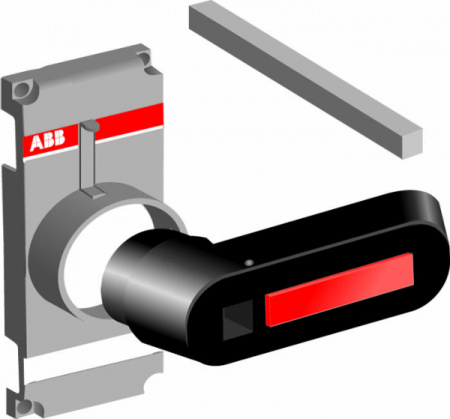ABB OTV1000EK Ручка управления черная для прямой установки на рубильники OT1000..2500