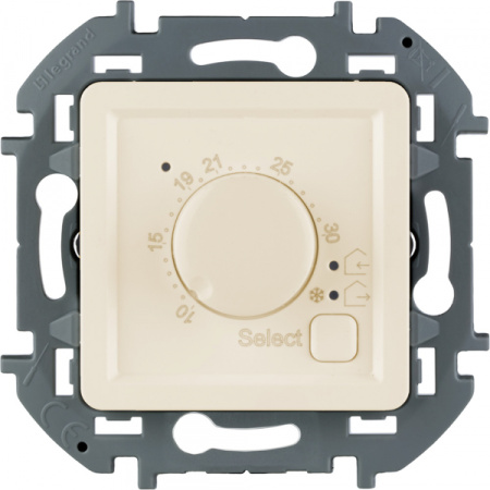 Legrand INSPIRIA Слоновая кость Термостат с внешним датчиком для тёплых полов