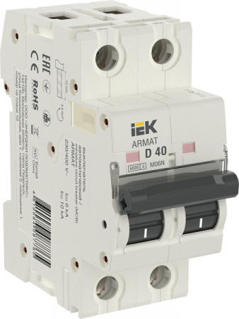 IEK ARMAT Автоматический выключатель M06N 2P D 40А