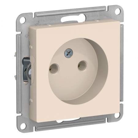 Systeme Electric AtlasDesign Беж Розетка б/з, 16А, механизм