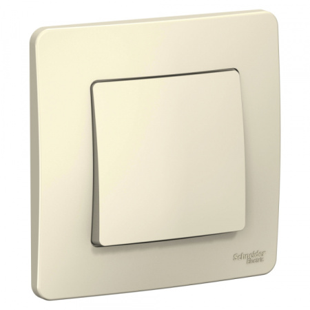 Systeme Electric Blanca внутр Молочный Переключатель 1-клавишный, 10А, 250B