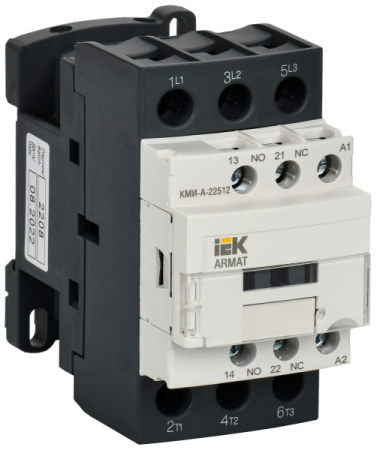 IEK ARMAT Контактор КМИ-А-22512 LC1D 25А 48В/АС3 1НО/1НЗ