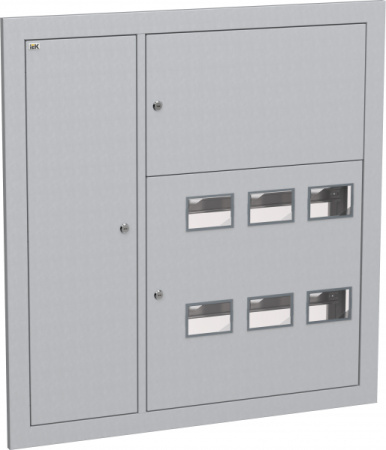 IEK LIGHT Корпус металлический ЩЭ-6-Э 36 IP31 (слаботочный отсек слева) LIGHT